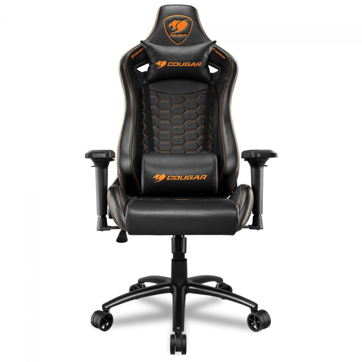 Cadeira Gamer Cougar Outrider S, Reclinável, Black, 3MOUBNXB.0001