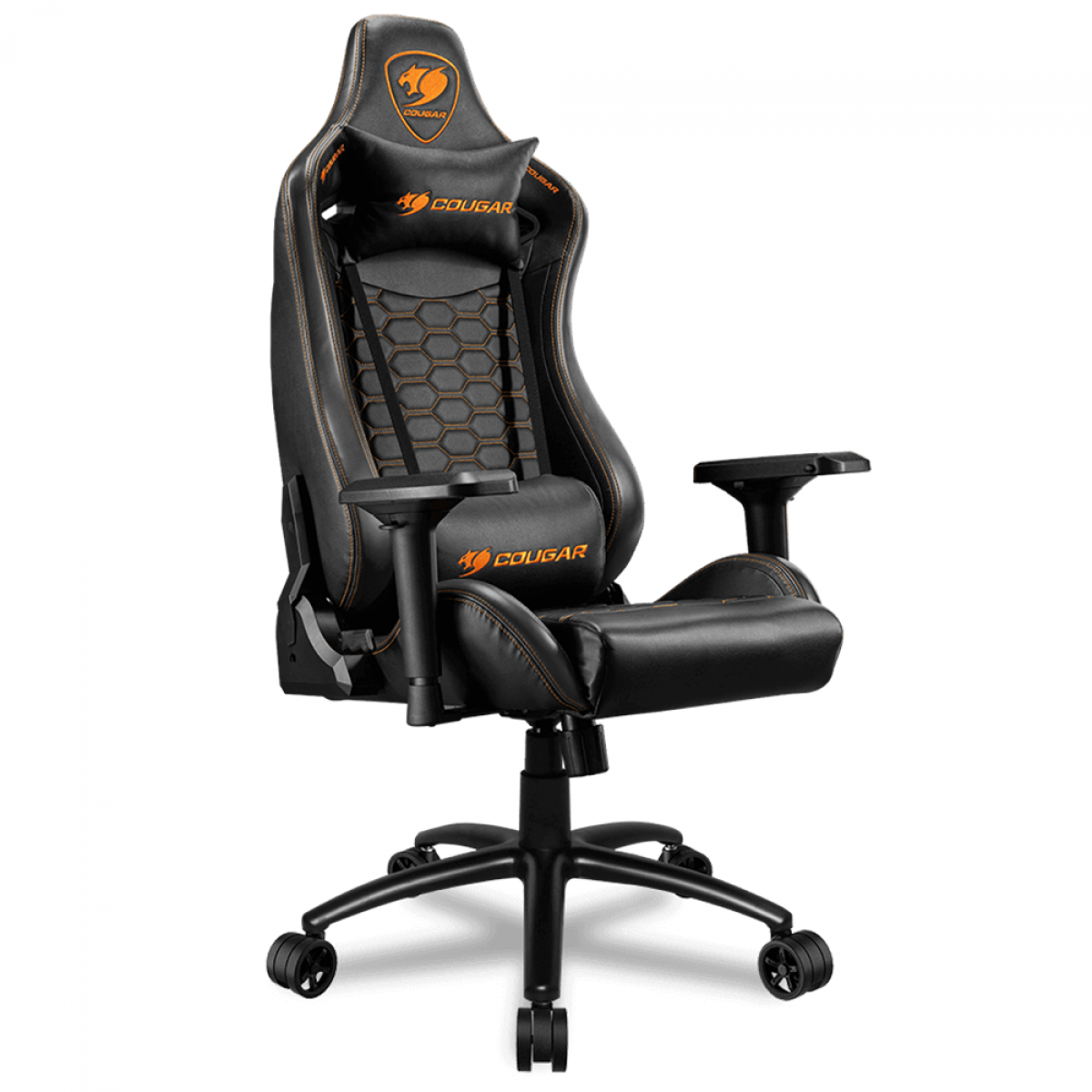 Cadeira Gamer Cougar Outrider S, Reclinável, Black, 3MOUBNXB.0001