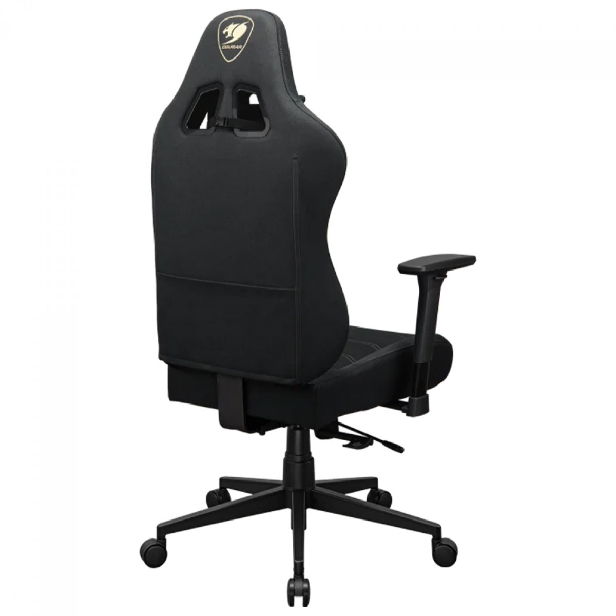 Cadeira Gamer Cougar Pryme Gold F, Reclinável, 3D, Cinza, Preta, CGR-PRM-GLB