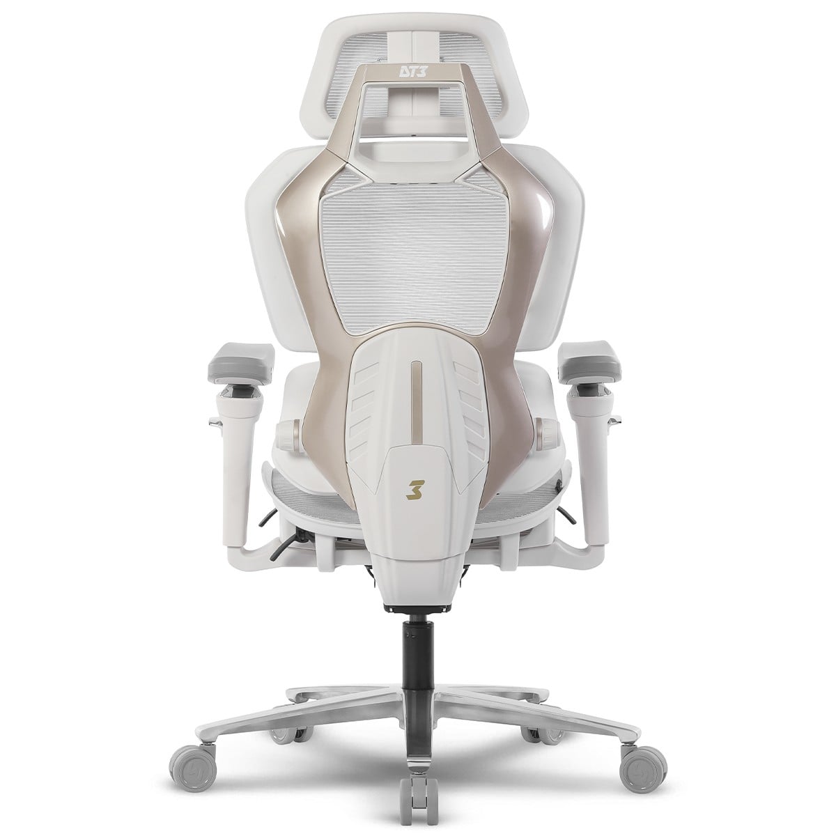 Cadeira Gamer DT3 Chrono, Ergonômica, Mesh, 5D, All White