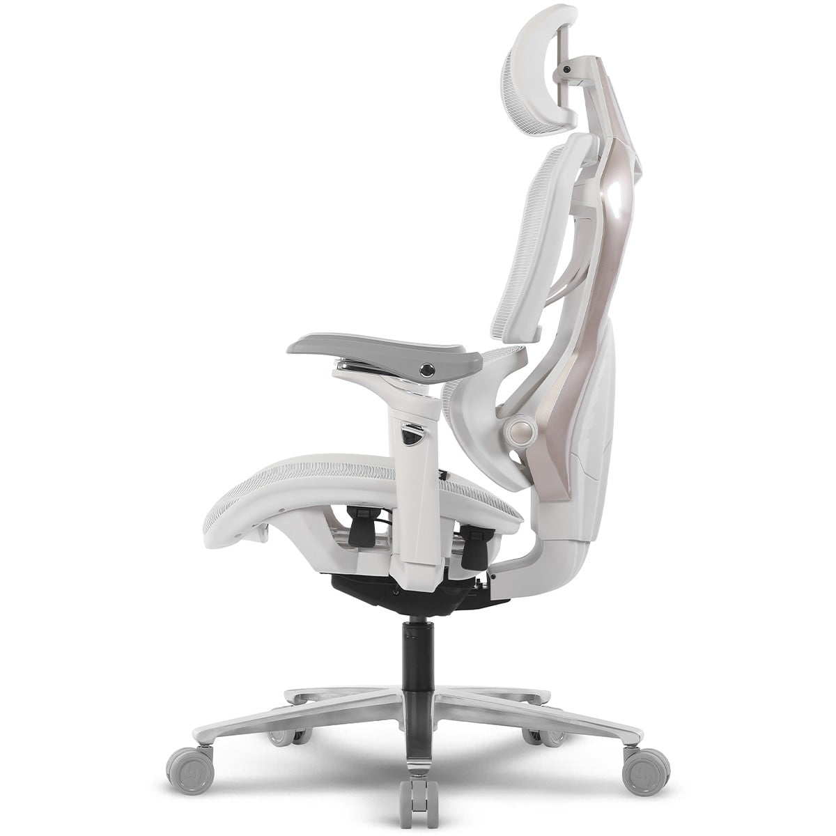 Cadeira Gamer DT3 Chrono, Ergonômica, Mesh, 5D, All White