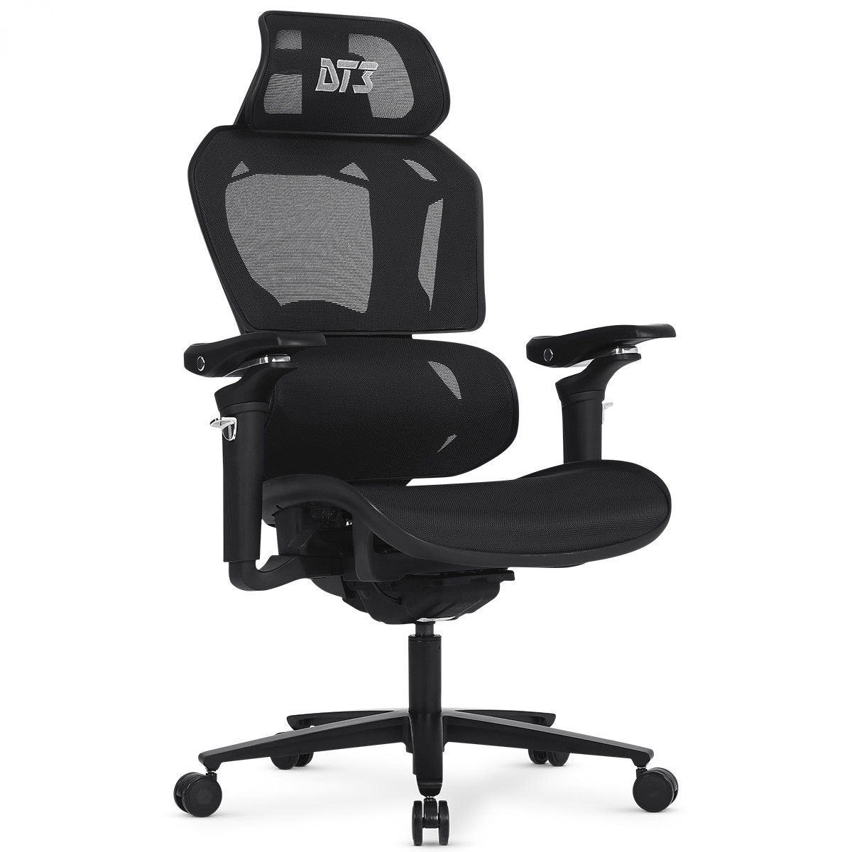 Cadeira Gamer DT3 Chrono, Ergonômica, Mesh, 5D, Grey