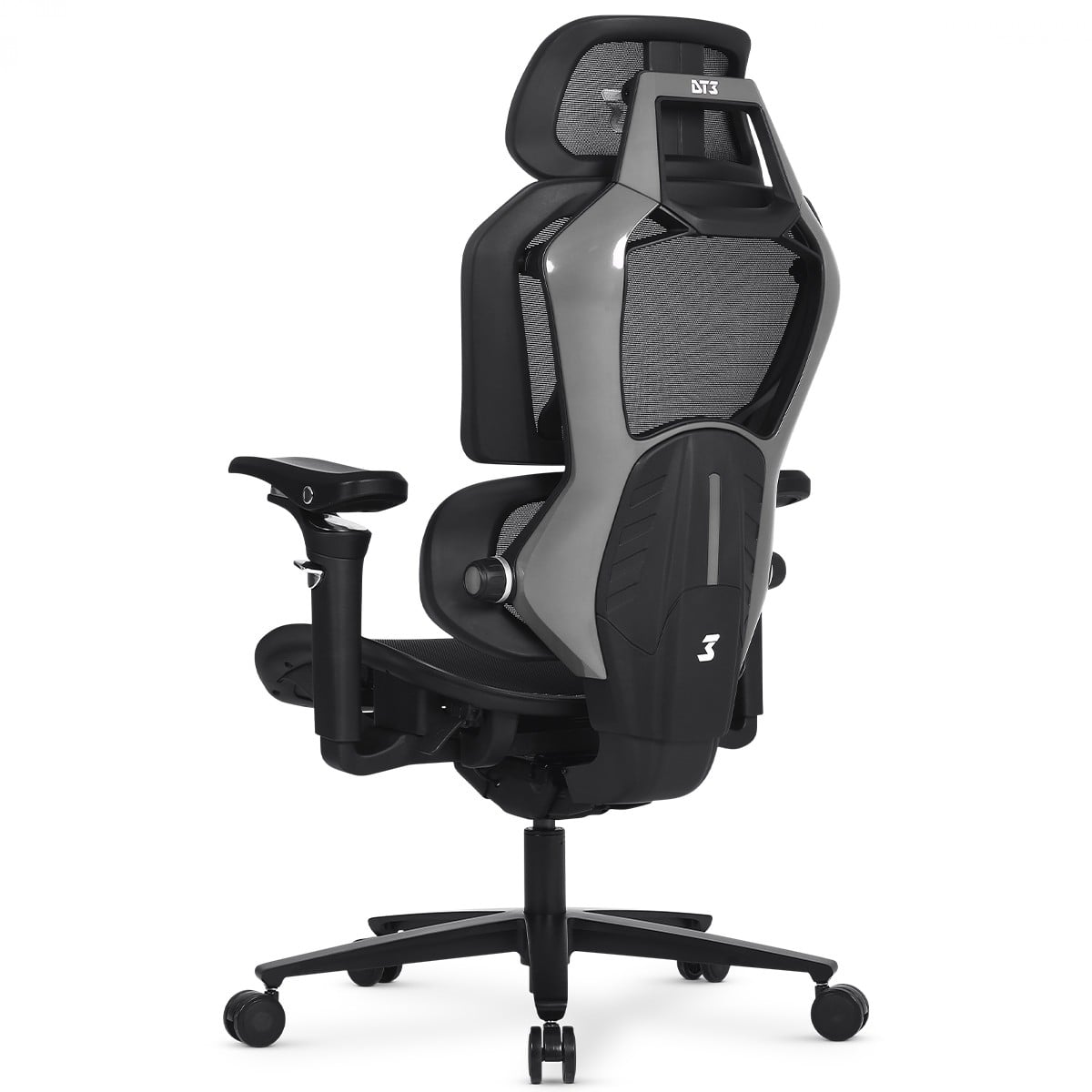 Cadeira Gamer DT3 Chrono, Ergonômica, Mesh, 5D, Grey