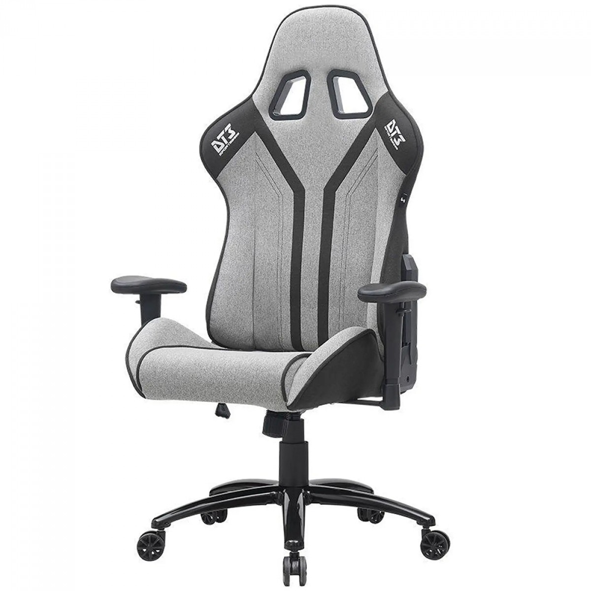 Cadeira Gamer DT3 Grigio, Ajustável, Tecido, Preto e Cinza, 13373-7