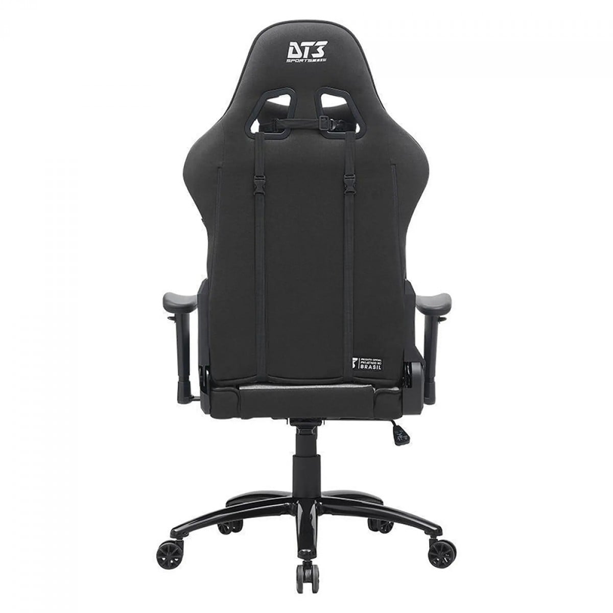 Cadeira Gamer DT3 Grigio, Ajustável, Tecido, Preto e Cinza, 13373-7
