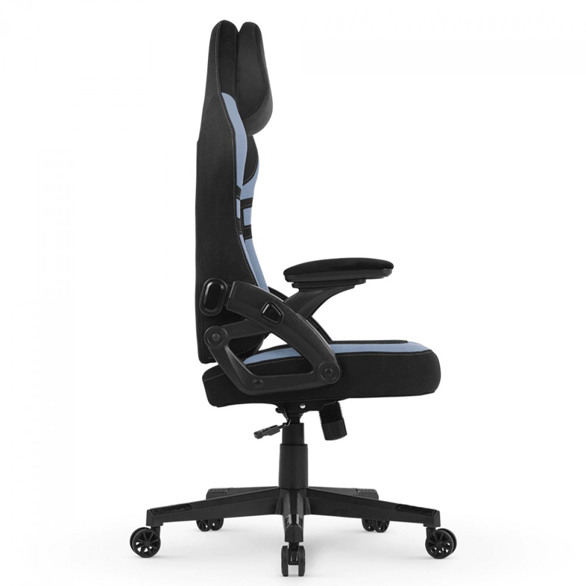 Cadeira Gamer DT3 GX, Ajustável, Tecido, Preto e Azul, 14153-4