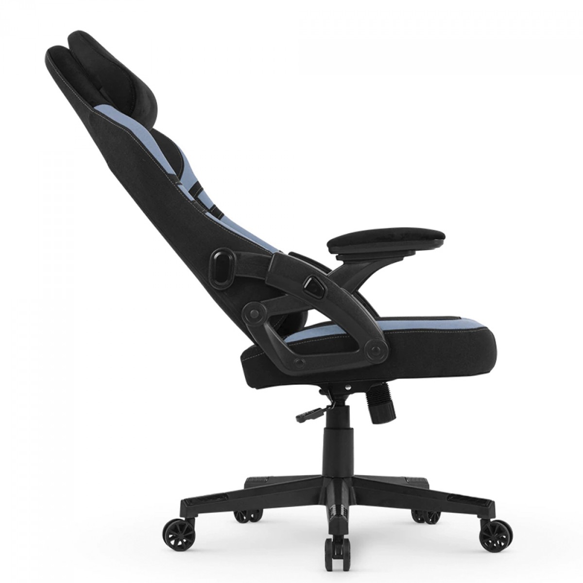 Cadeira Gamer DT3 GX, Ajustável, Tecido, Preto e Azul, 14153-4