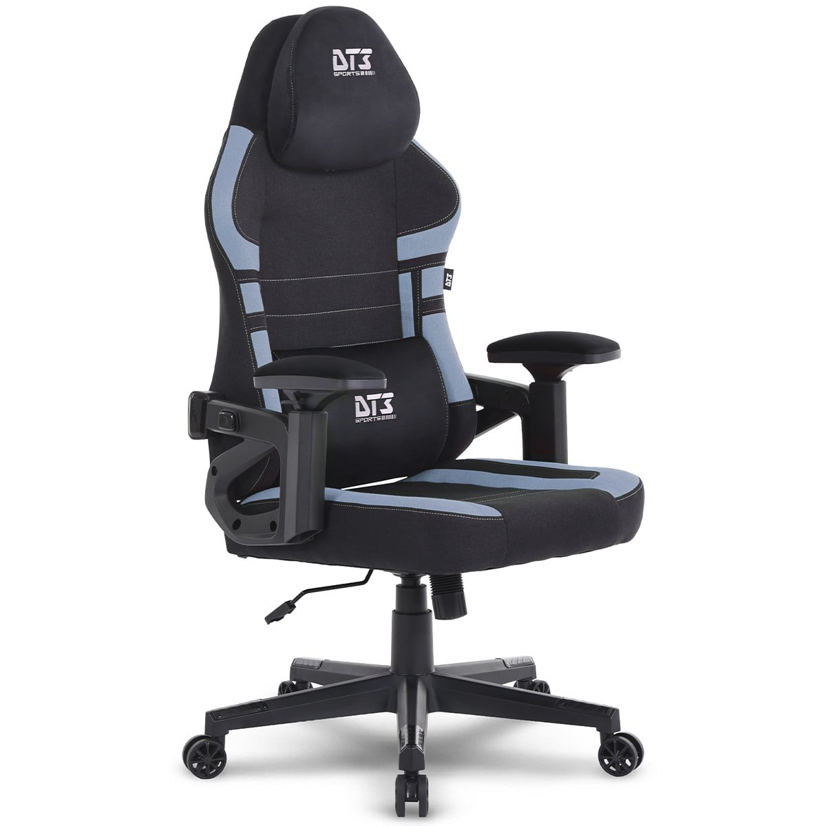 Cadeira Gamer DT3 GX, Ajustável, Tecido, Preto e Azul, 14153-4