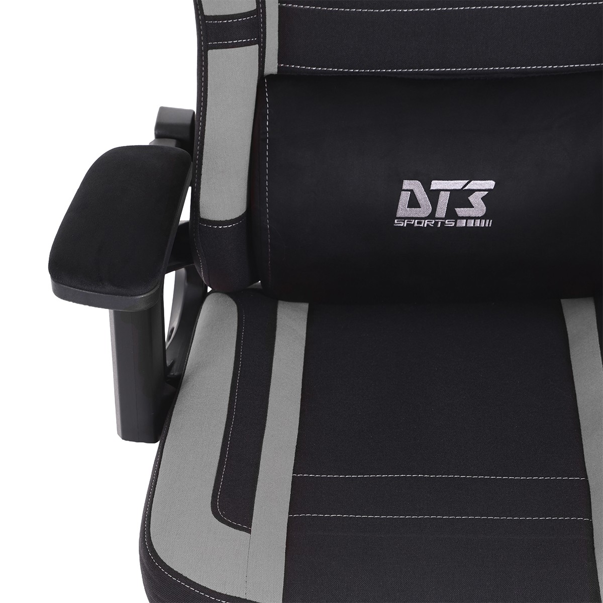 Cadeira Gamer DT3 GX, Ajustável, Tecido, Preto e Cinza, 14152-3