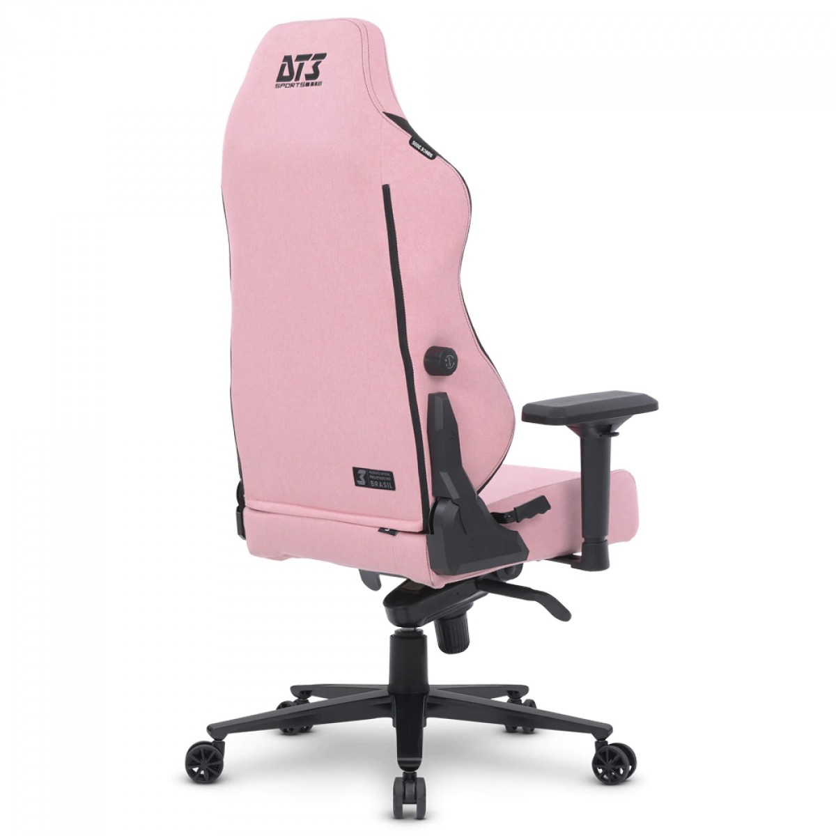 Cadeira Gamer DT3 Nero XL Bubble, Ajustável, 4D, Tecido, Rosa e Preto, 13636-9