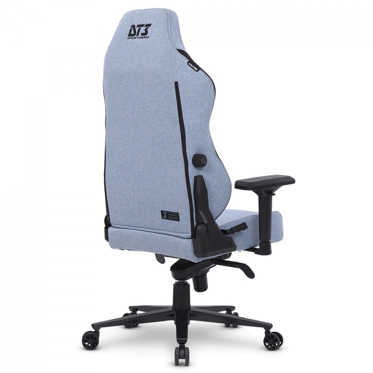 Cadeira Gamer DT3 Nero XL Cloud, Ajustável, 4D, Tecido, Azul e Preto, 13637-0