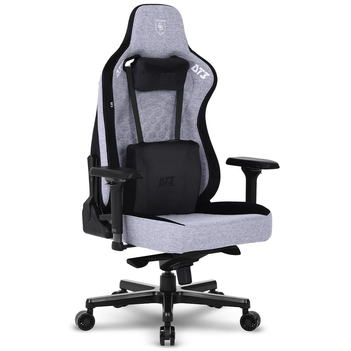 Cadeira Gamer DT3 Rhino, Ajustável, Tecido, Ashen, 13341-2