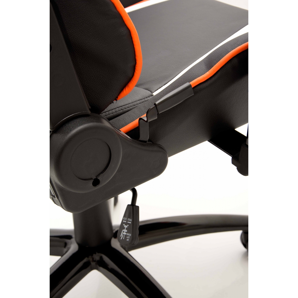 Cadeira Gamer DT3Sports Modena, Black-Orange