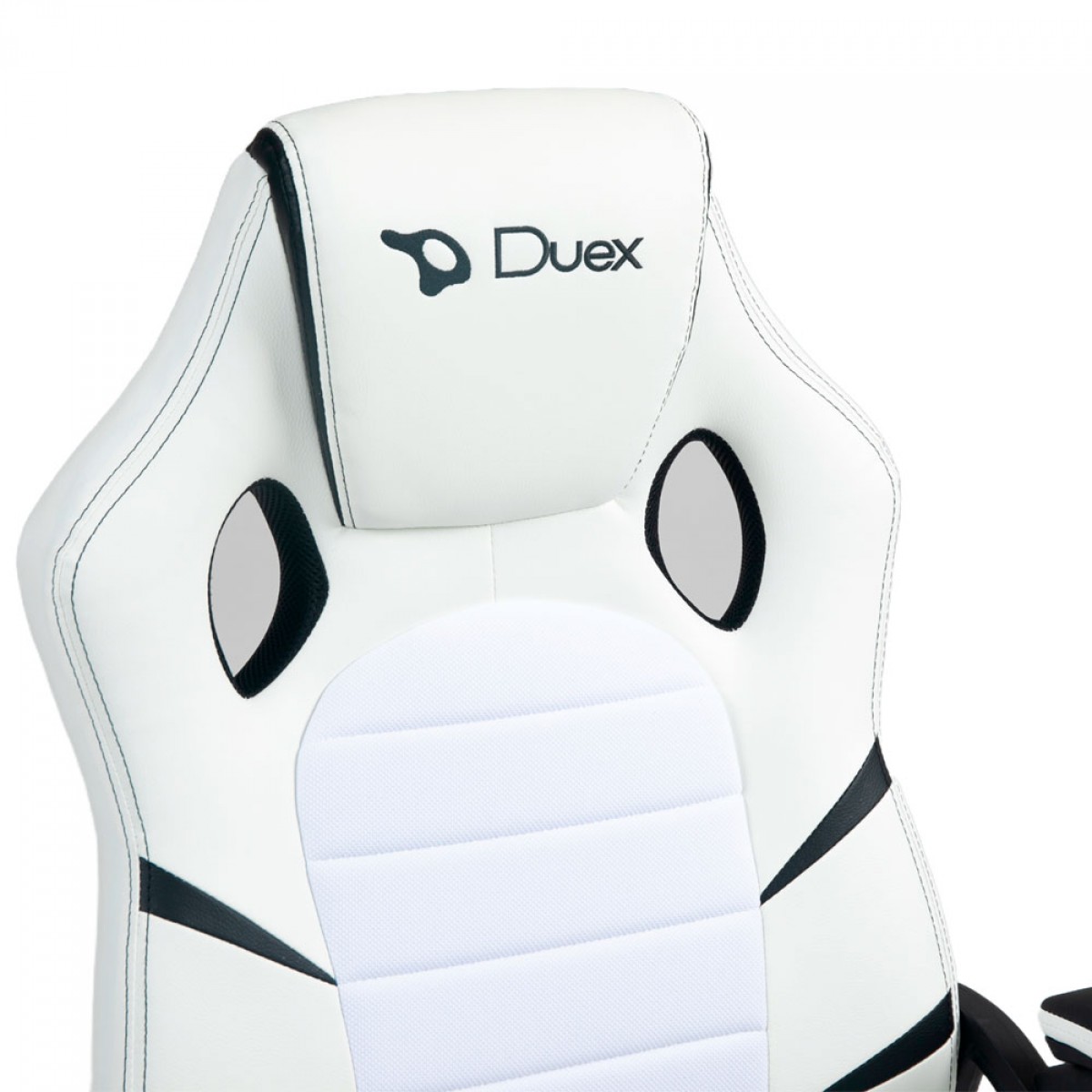 Cadeira Gamer Duex DX9002WB, Branco e Preto