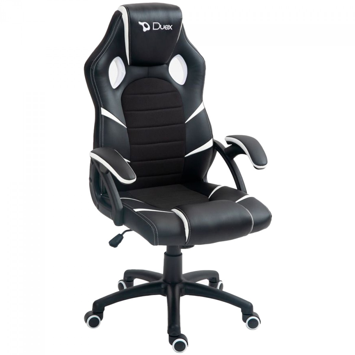 Cadeira Gamer Duex Infinite Boost DX9002BKW, Ajustável, Preto e Branco