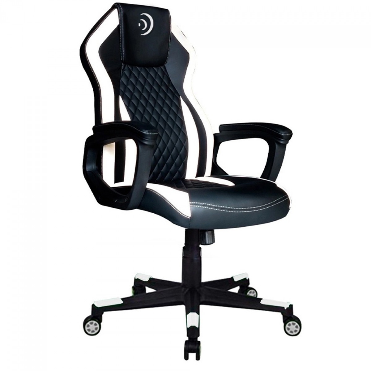 Cadeira Gamer Elements Elemental AER, Preto e Branco