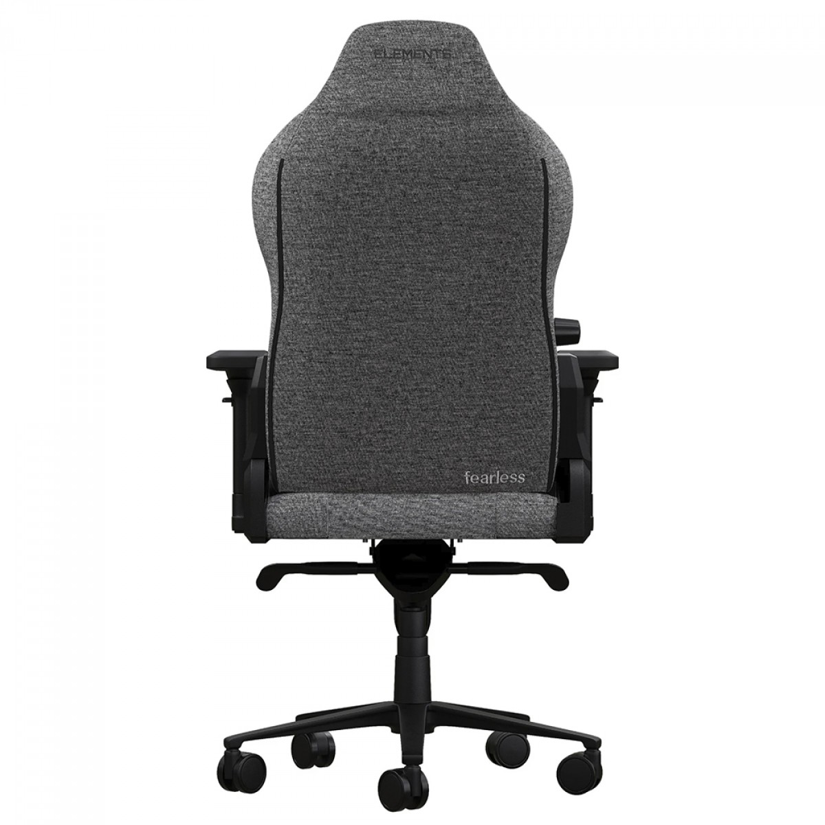 Cadeira Gamer Elements Lunari Fearless, Reclinável, 4D, Cinza