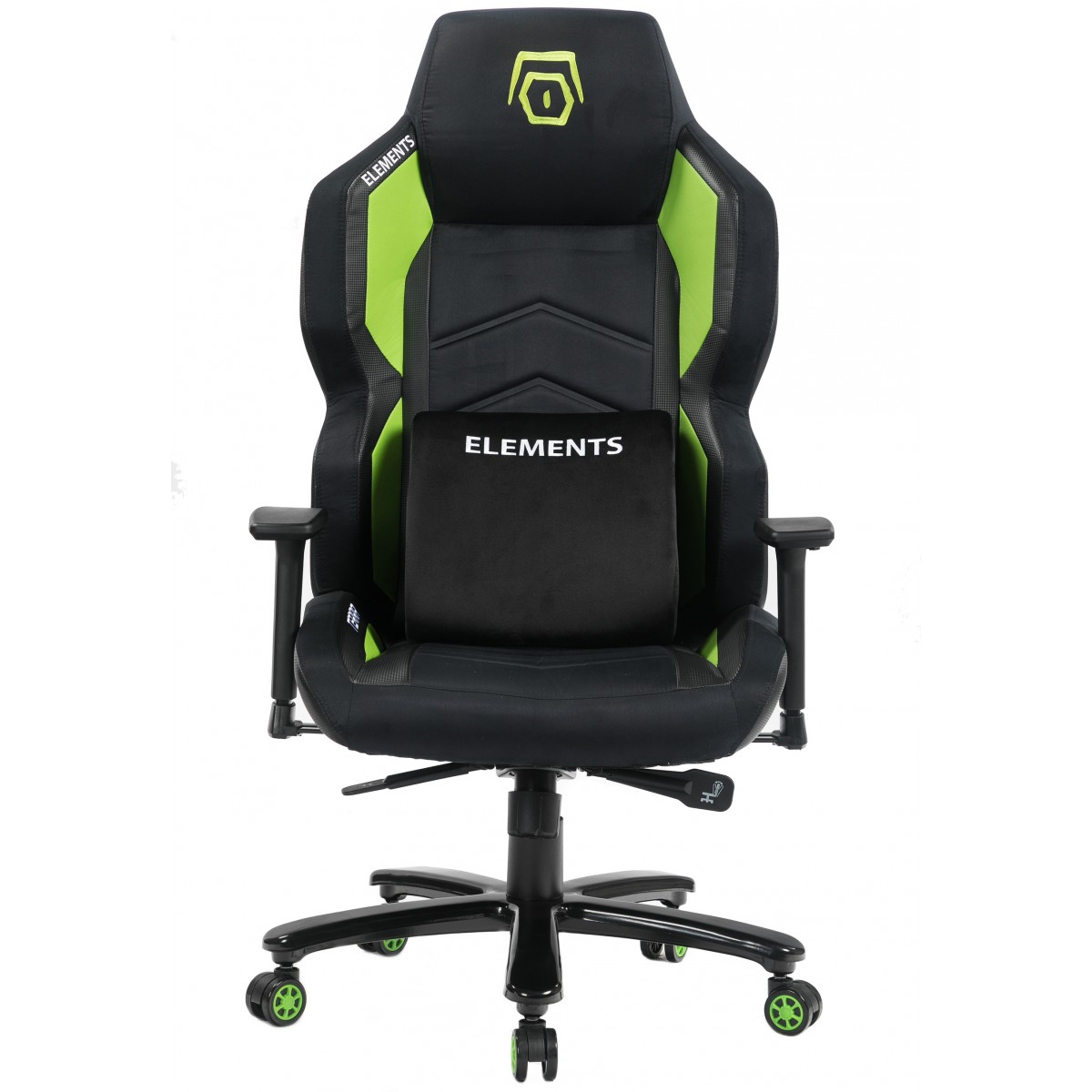 Cadeira Gamer Elements Magna TERRA, Reclinável, Black-Green