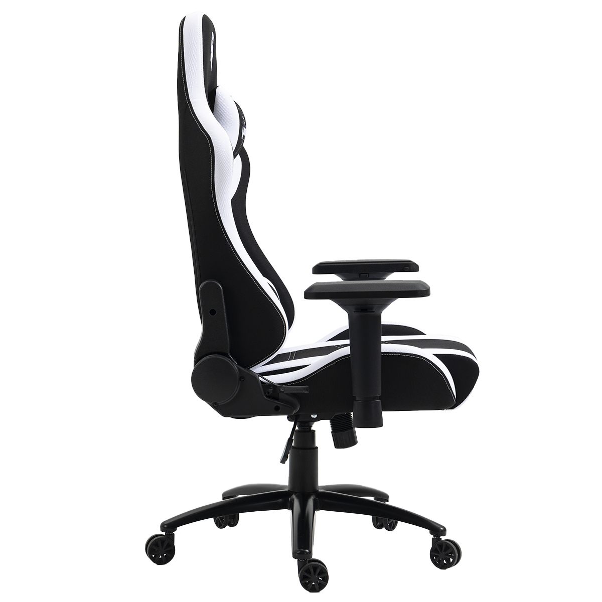 Cadeira Gamer Leonidas Spartan, Reclinável, Tecido, 4D, Preta e Branca