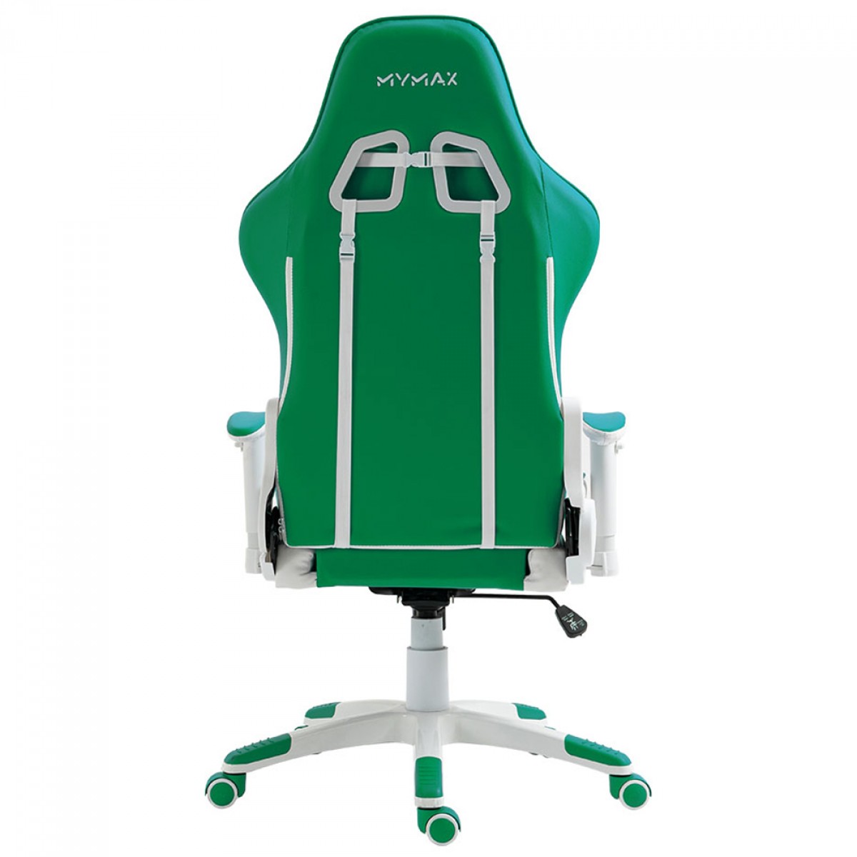 Cadeira Gamer MyMax MX5, Ajustável, 2D, Branco e Verde, MGCH-MX5/GRWH