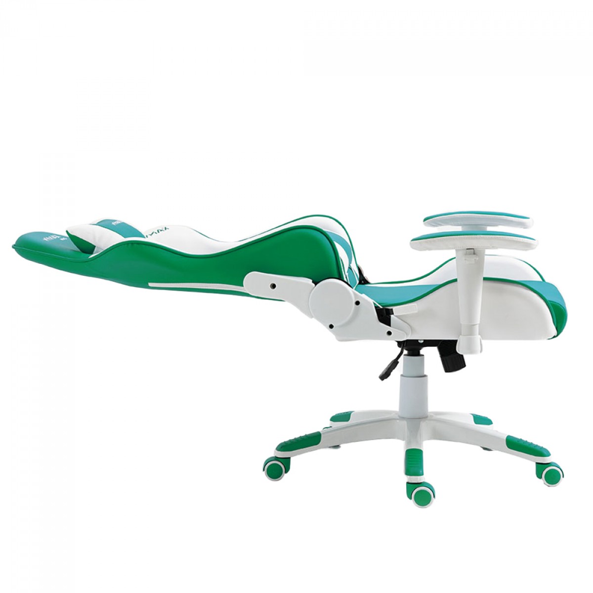 Cadeira Gamer MyMax MX5, Ajustável, 2D, Branco e Verde, MGCH-MX5/GRWH