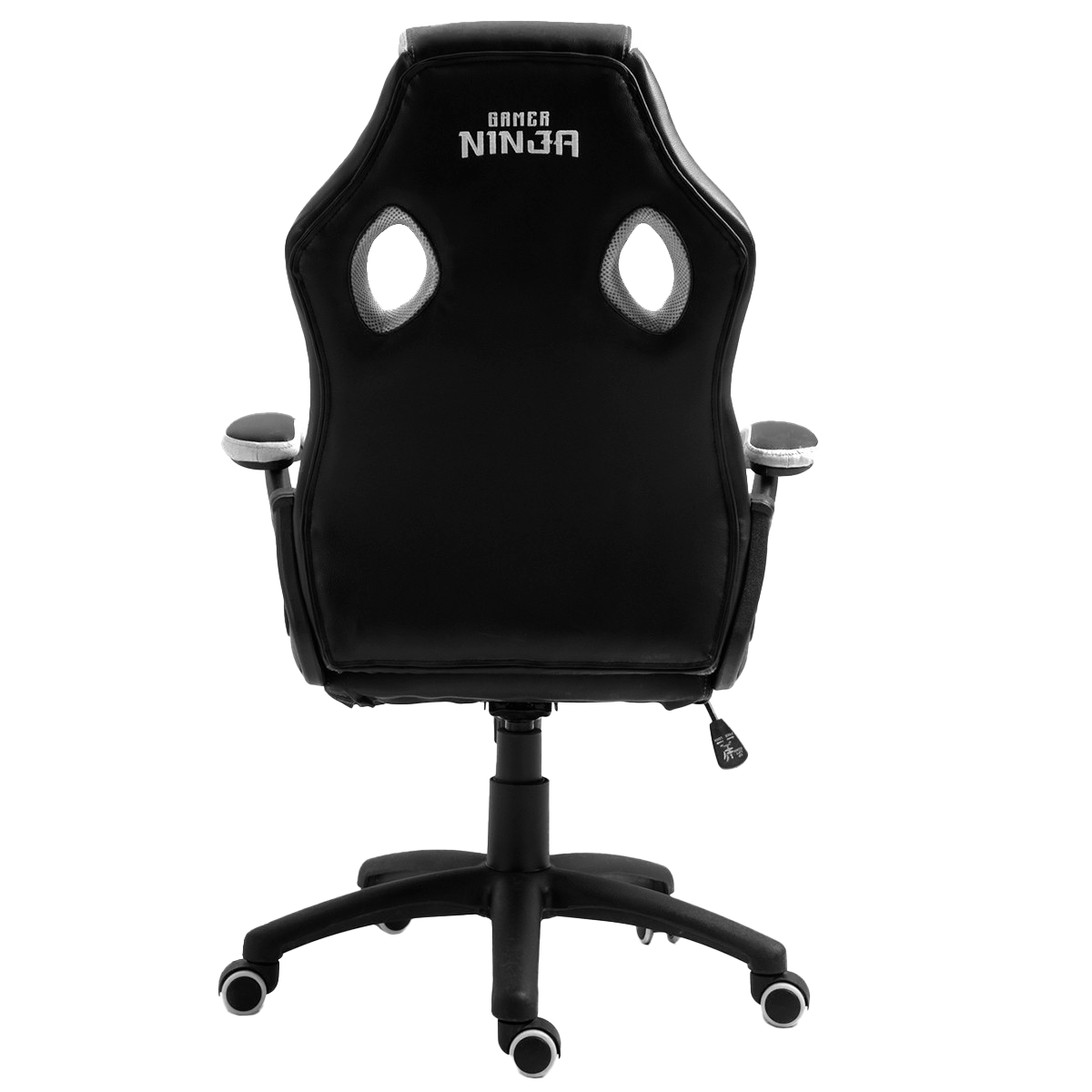 Cadeira Gamer Ninja Hiryu, Preto e Branco