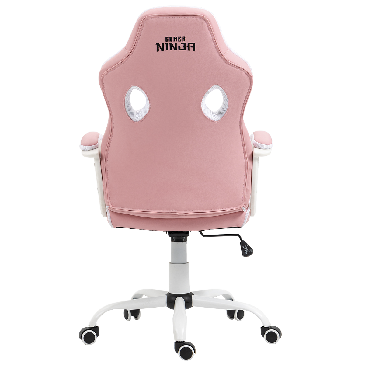 Cadeira Gamer Ninja Kaeru, Rosa e Branco