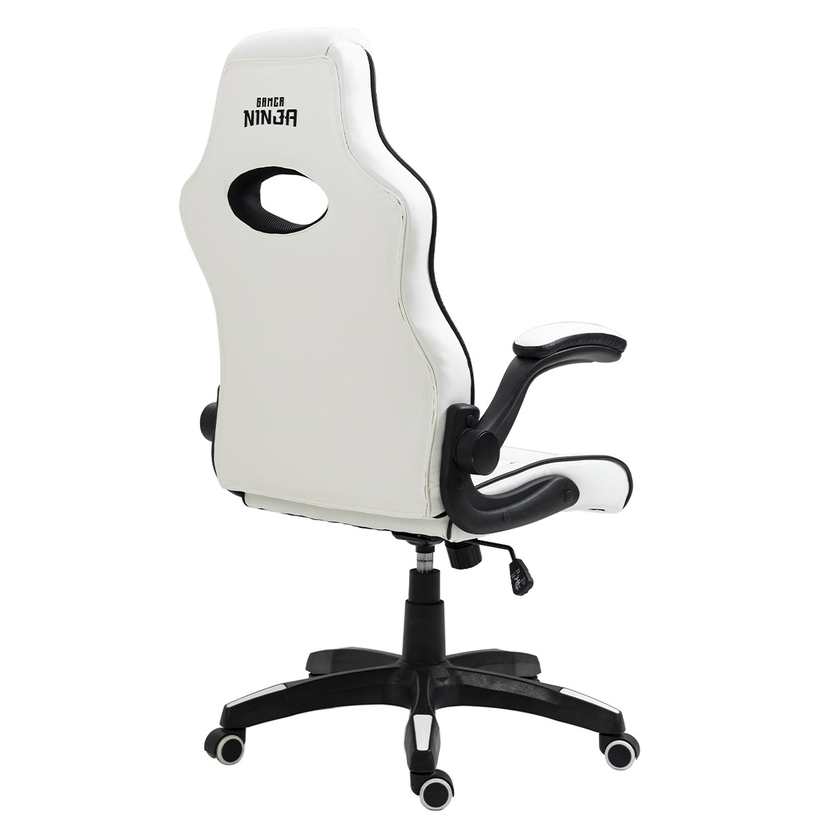 Cadeira Gamer Ninja Light, Branco e Preto