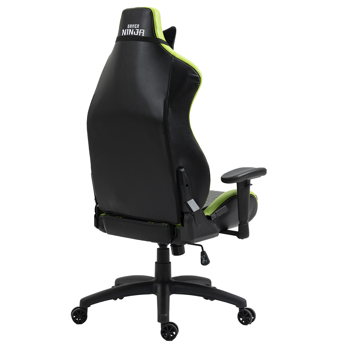 Cadeira Gamer Ninja Mamba, Reclinável, Preto e Verde