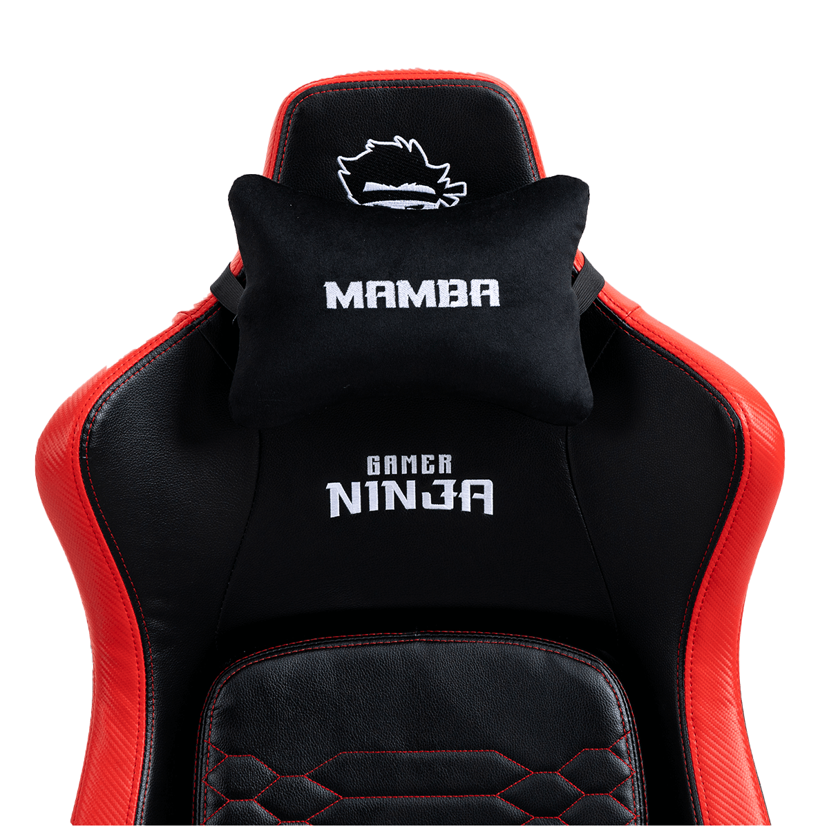 Cadeira Gamer Ninja Mamba, Reclinável, Preto e Vermelho