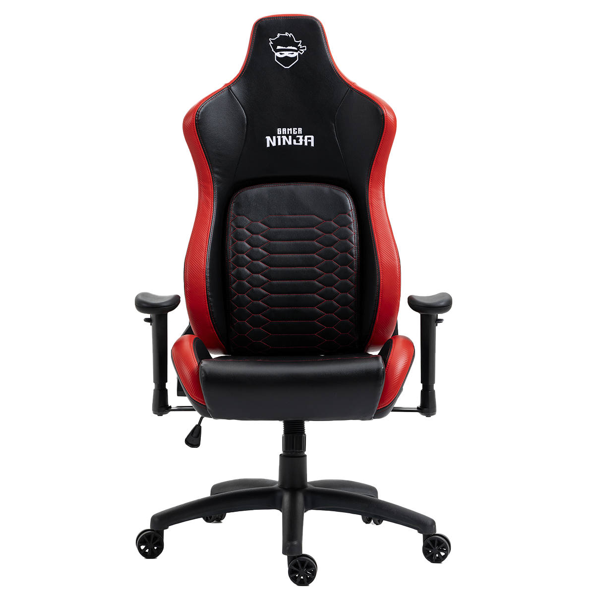 Cadeira Gamer Ninja Mamba, Reclinável, Preto e Vermelho