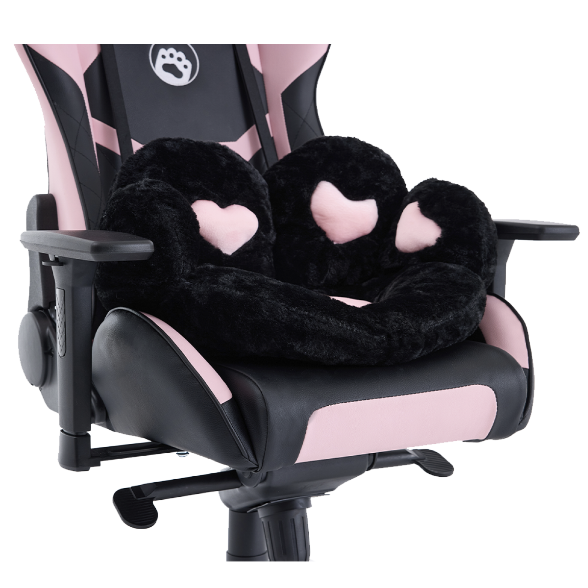 Cadeira Gamer Ninja MewMew Pro Edition, Reclinável, 3D, Black e Pink, GN-CH-MPR3DBPL