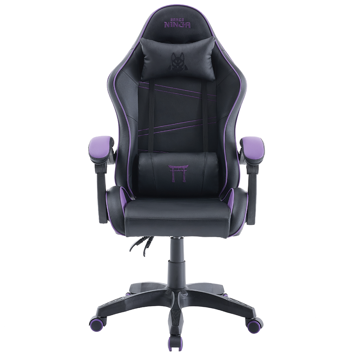 Cadeira Gamer Ninja Yako, Reclinável, Preta e Roxa, GN-CH-YKR0DBPL