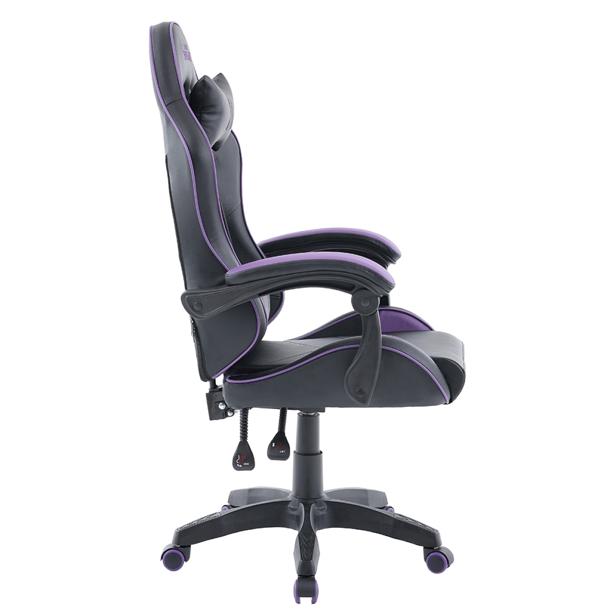 Cadeira Gamer Ninja Yako, Reclinável, Preta e Roxa, GN-CH-YKR0DBPL