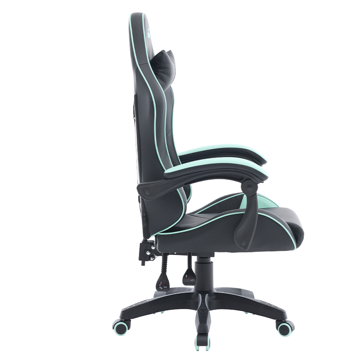 Cadeira Gamer Ninja Yako, Reclinável, Preta e Verde, GN-CH-YKR0DBGL