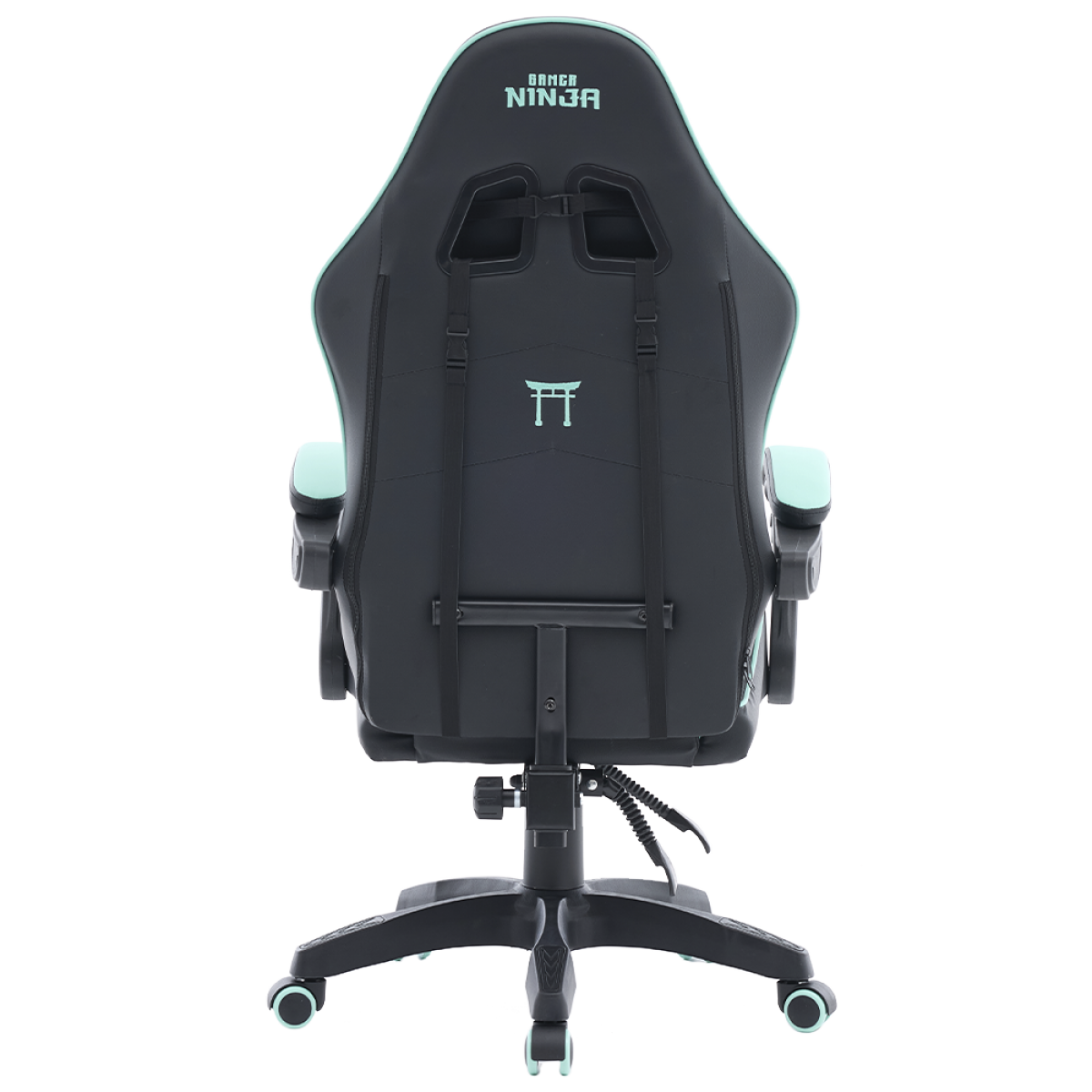 Cadeira Gamer Ninja Yako, Reclinável, Preta e Verde, GN-CH-YKR0DBGL