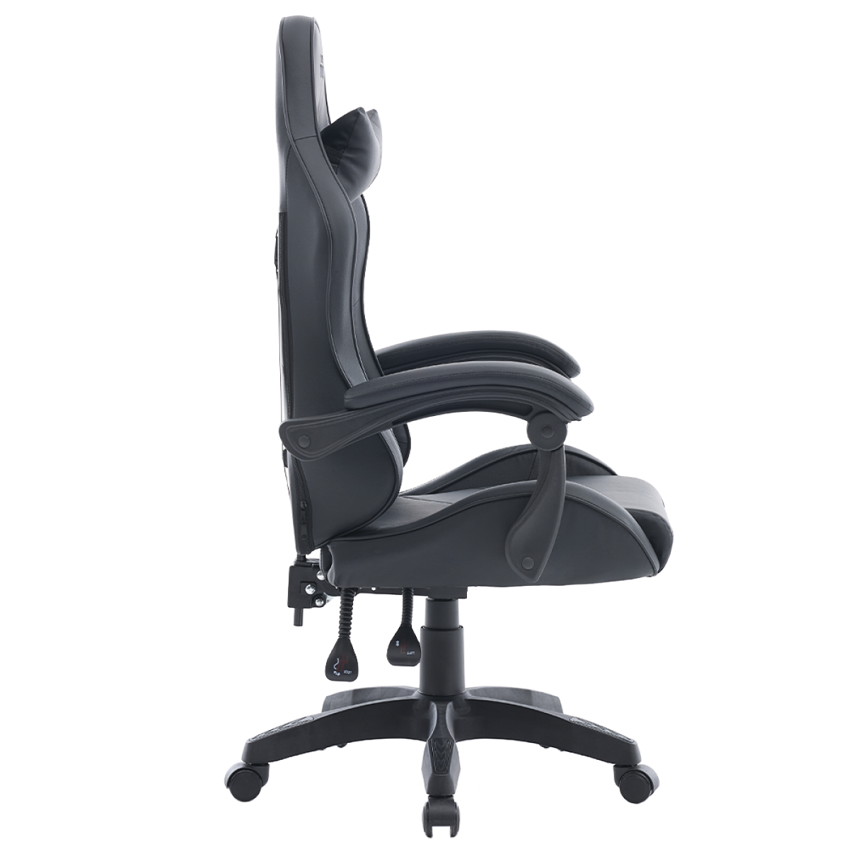 Cadeira Gamer Ninja Yako, Reclinável, Preta, GN-CH-YKR0DBL