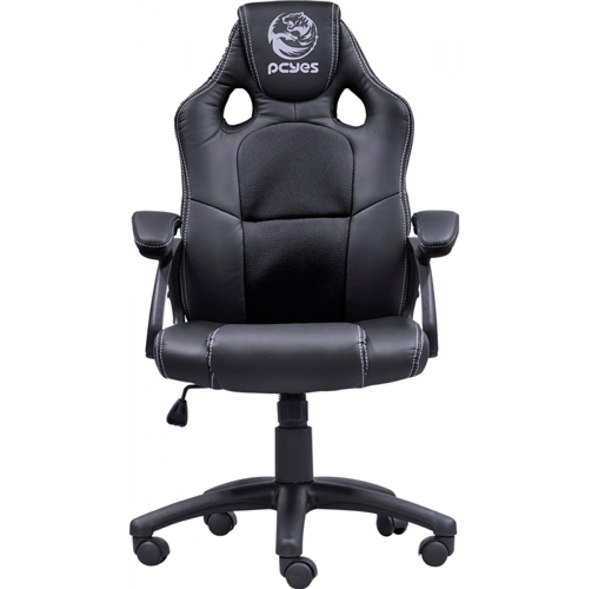 Cadeira Gamer de Escritório Preto Giratória 360 V6 Turbo Mad com