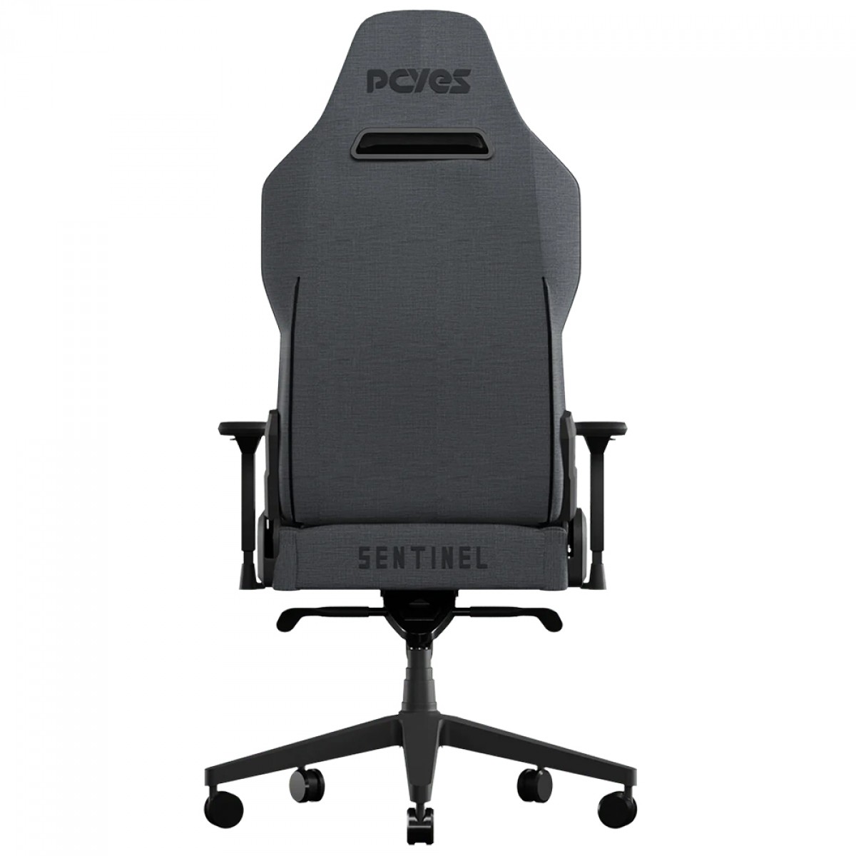 Cadeira Gamer PCYes Sentinel Carbon, Ajustável, 3D, Tecido, Cinza, PCSTL-CB