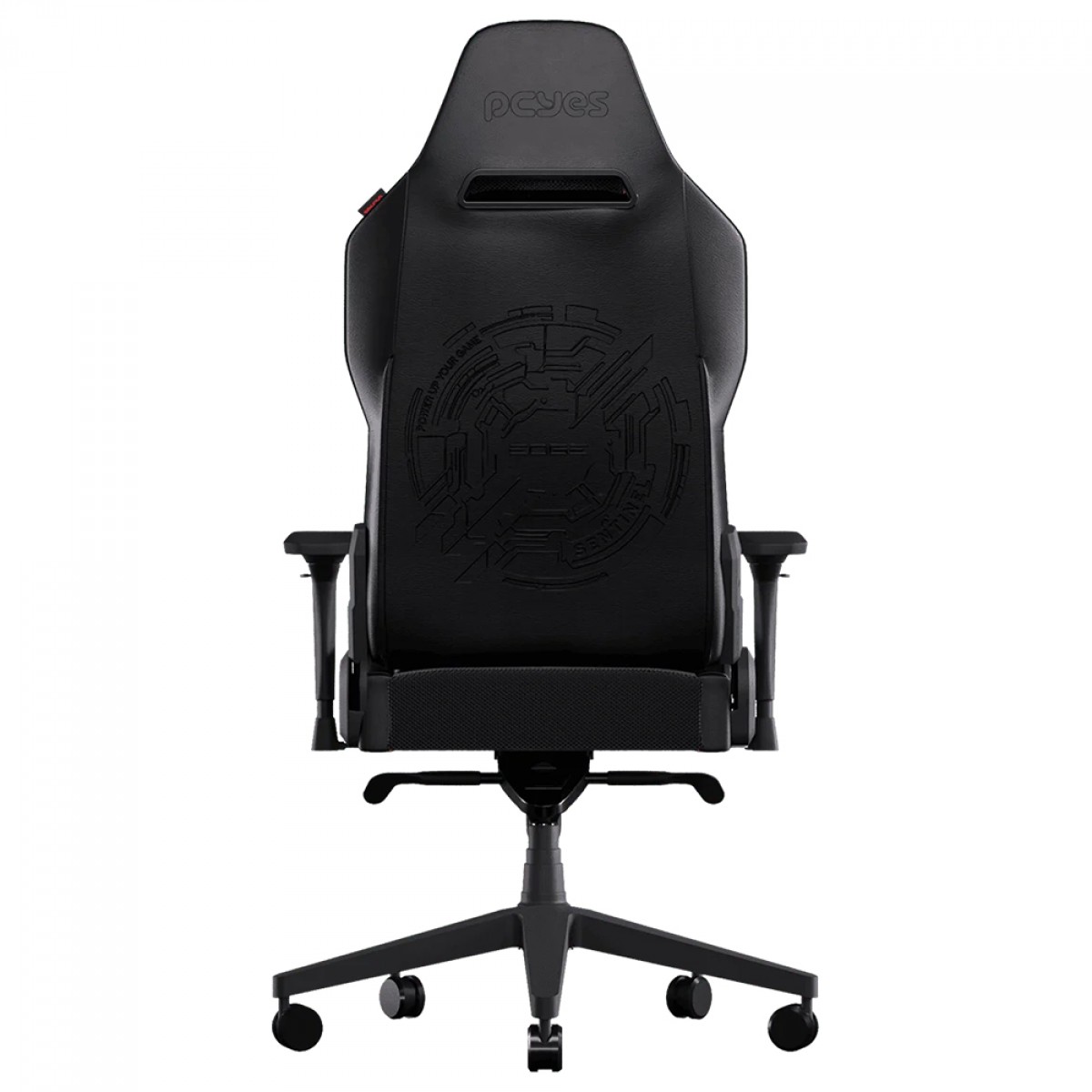 Cadeira Gamer PCYes Sentinel Colbat Blue, Ajustável, Reclinável, 4D, Tecido e PU, Preto e Azul, PCSTL-AZ