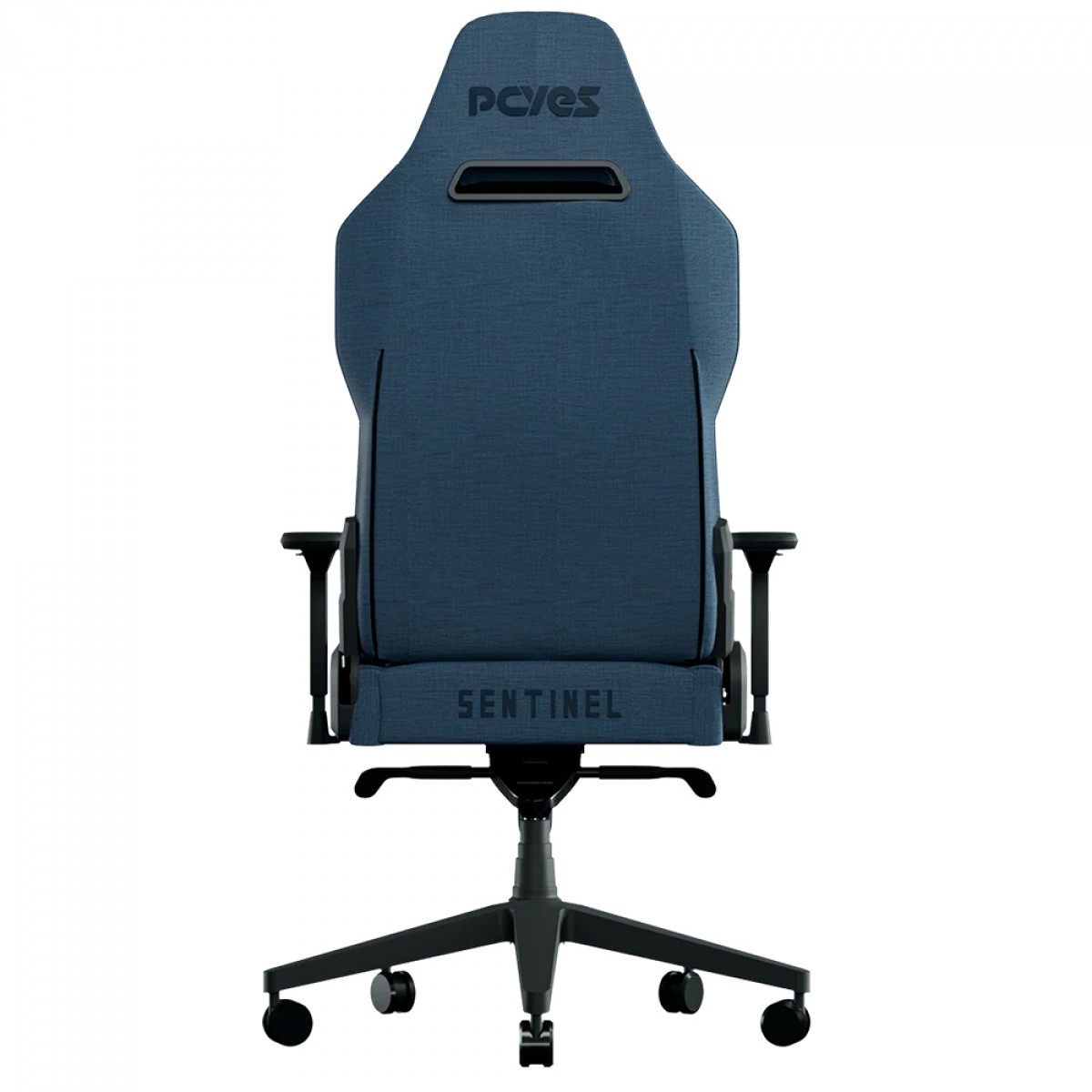 Cadeira Gamer PCYes Sentinel Indigo, Ajustável, Reclinável, 4D, Tecido, Azul e Preto, PCSTL-AD