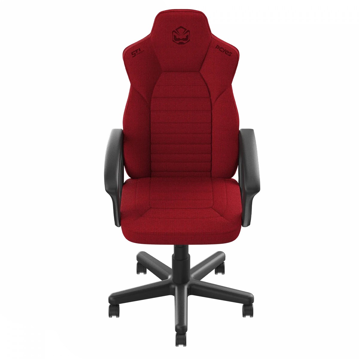 Cadeira Gamer PCYES STI Comfort, First Blood, Tecido, Vermelho, PCSTI-FB