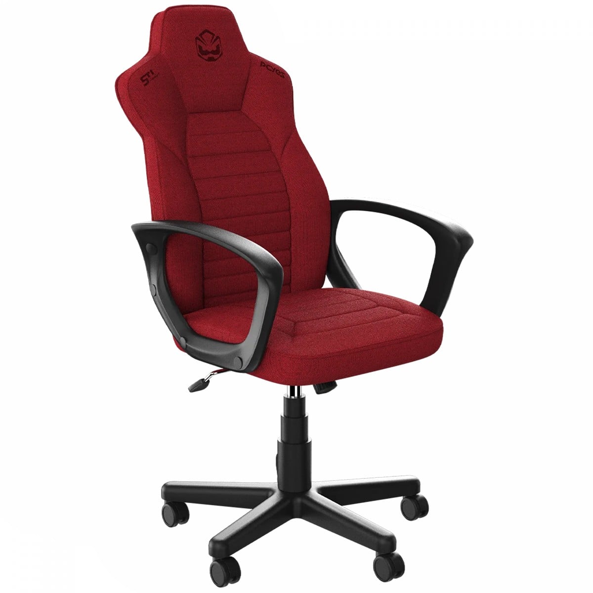 Cadeira Gamer PCYES STI Comfort, First Blood, Tecido, Vermelho, PCSTI-FB