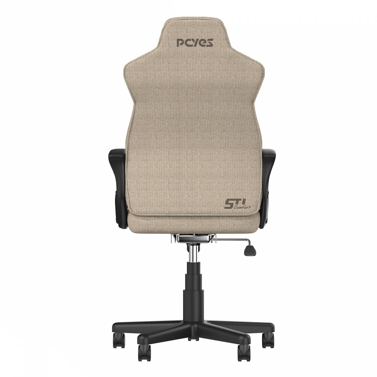 Cadeira Gamer PCYES STI Comfort, Kalahari, Tecido, Bege, PCSTI-KR