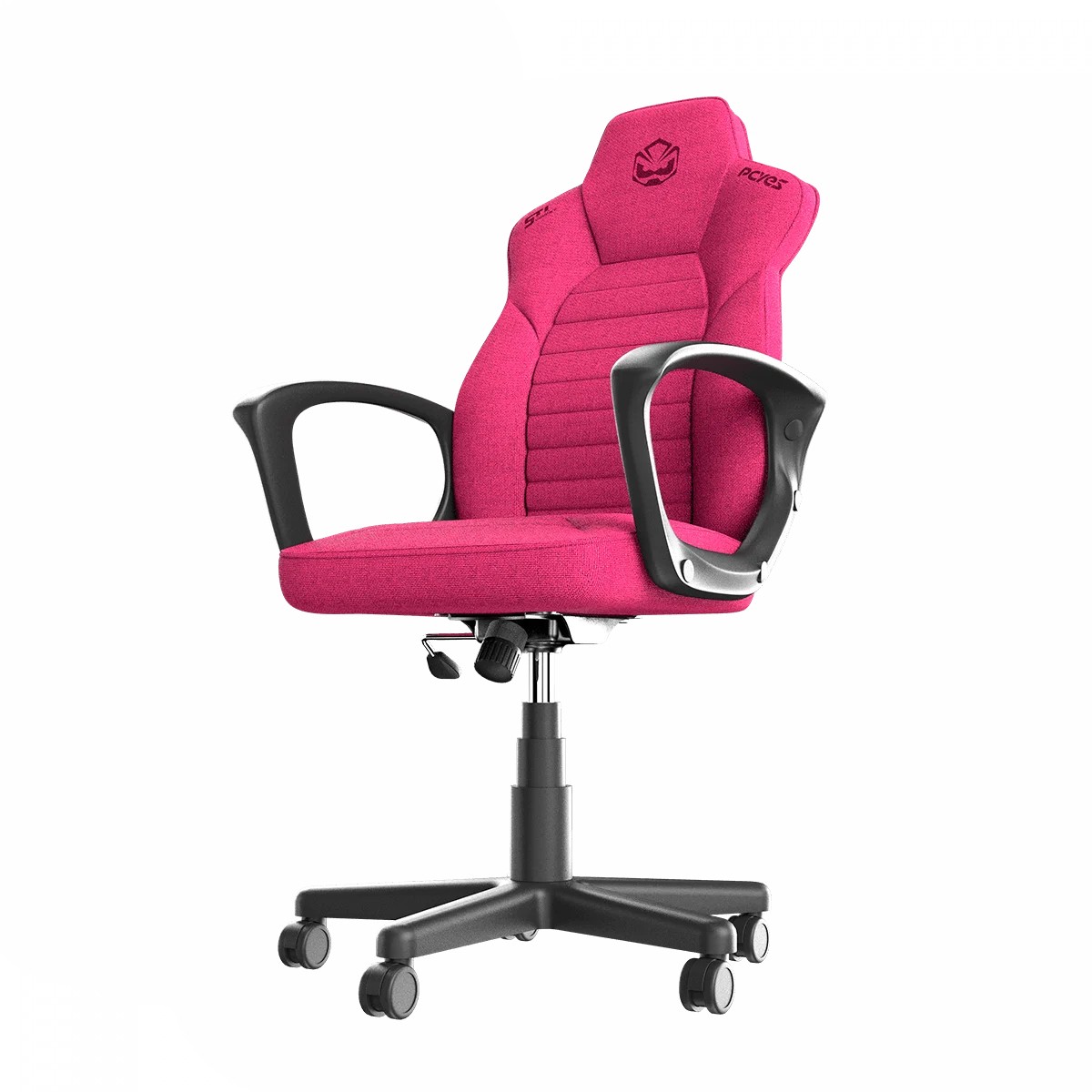 Cadeira Gamer PCYES STI Comfort Lótus, Tecido, Rosa, PCSTI-LT