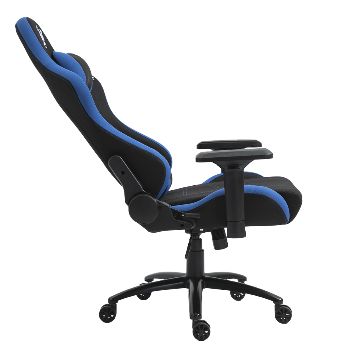 Cadeira Gamer Podcaster, Reclinável, 4D, Preta e Azul