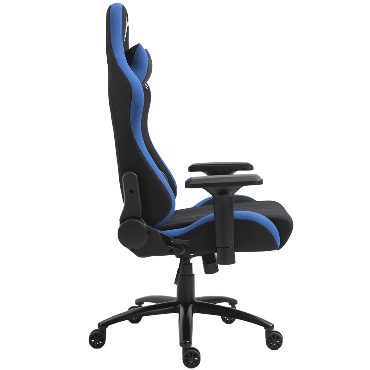 Cadeira Gamer Podcaster, Reclinável, 4D, Preta e Azul
