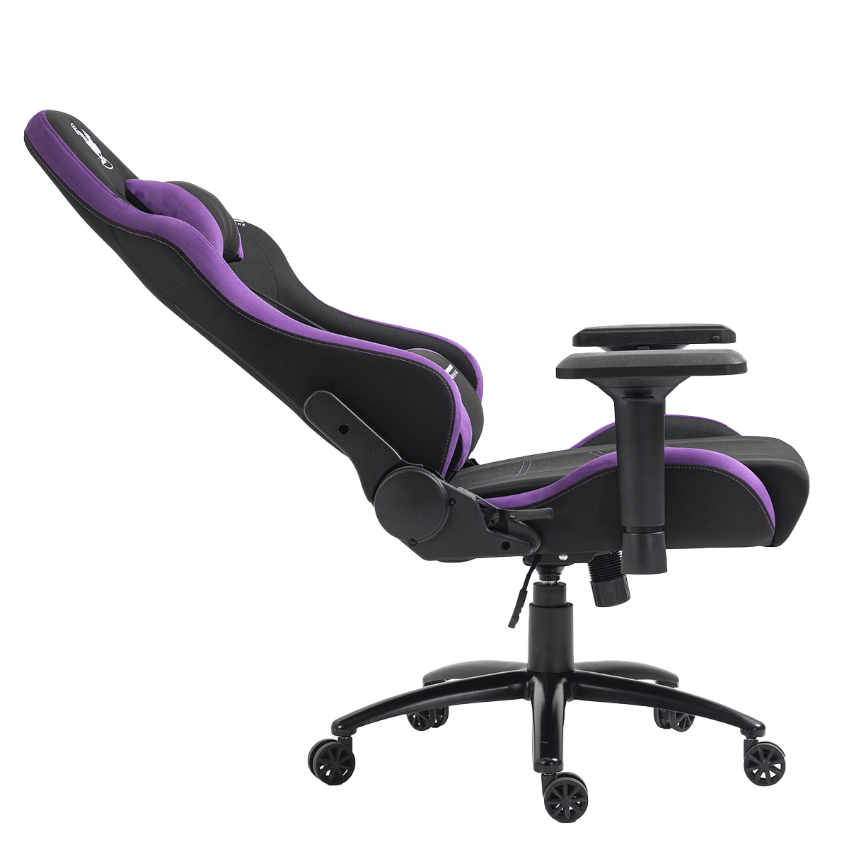Cadeira Gamer Podcaster, Reclinável, 4D, Preta e Roxa