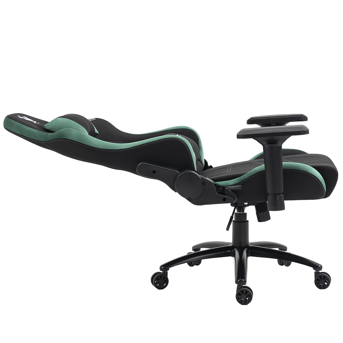 Cadeira Gamer Podcaster, Reclinável, 4D, Preta e Verde