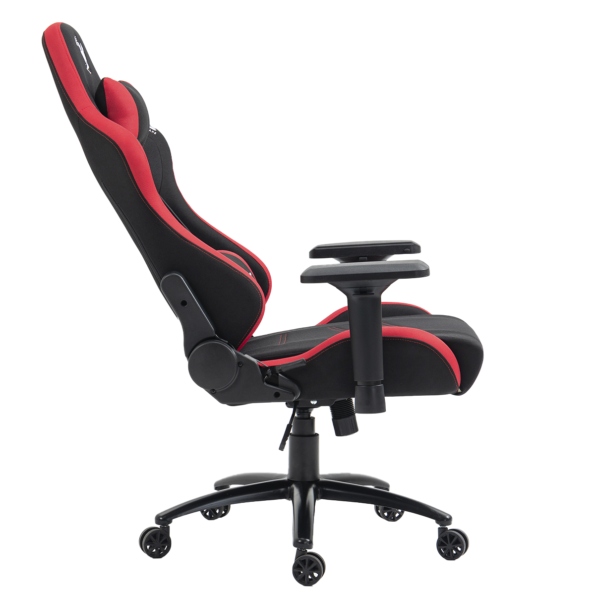 Cadeira Gamer Podcaster, Reclinável, 4D, Preta e Vermelha